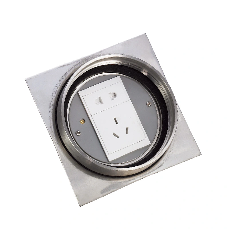 127mm wonn kouvèti Hidden Floor Socket Swivel Kalite Sockets Underfloor