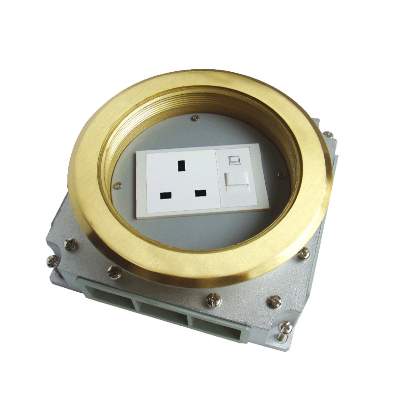 160mm wonn kouvèti Hidden Floor Socket Swivel Kalite Sockets Underfloor